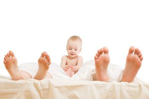 کودک روی تخت در جمهوری چک