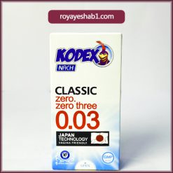 کاندوم کلاسیک فوق نازک 0.03 کدکس