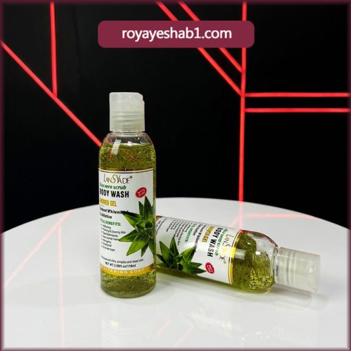 ژل شستشوی بدن لنسیاد با اسکراپ آلوئه ورا 1 ژل شستشوی بدن لنسیاد با اسکراپ آلوئه ورا