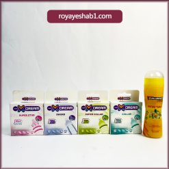 پک هیجان انگیز کاندوم فضایی ایکس دریم به همراه ژل روان کننده بابونه گالاردو
