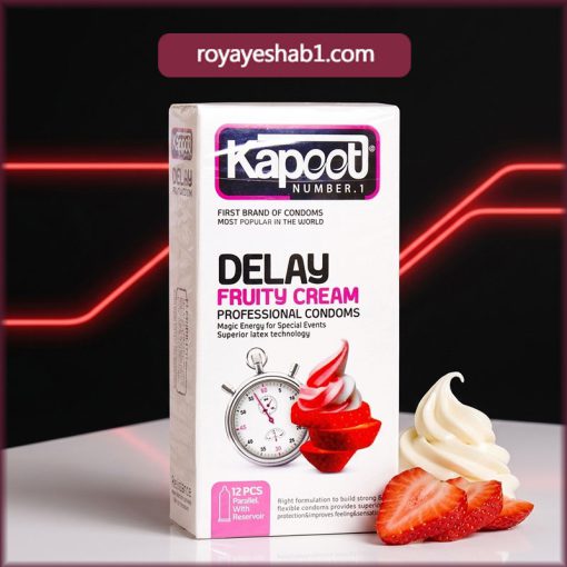 کاندوم تاخیری میوه ای کاپوت مدل Delay Fruity Cream 1 کاندوم تاخیری میوه ای کاپوت مدل Delay Fruity Cream