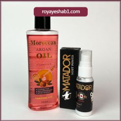 پک کرم ماتادور گلد و روغن ماساژ ارگان برند مراکشی اصل