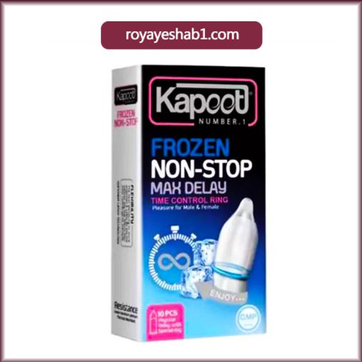 کاندوم تاخیری کاپوت مدل Frozen Non Stop 1 کاندوم تاخیری کاپوت مدل Frozen Non Stop