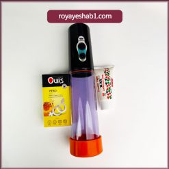 بمب افزایش سایز آلت تناسلی( کرم 2 ایکس لارج، وکیوم شارژ و کاندوم هیرو اورز)
