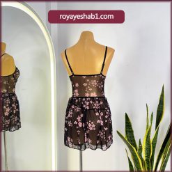 لباس خواب فنردار طرحدار کد 1620