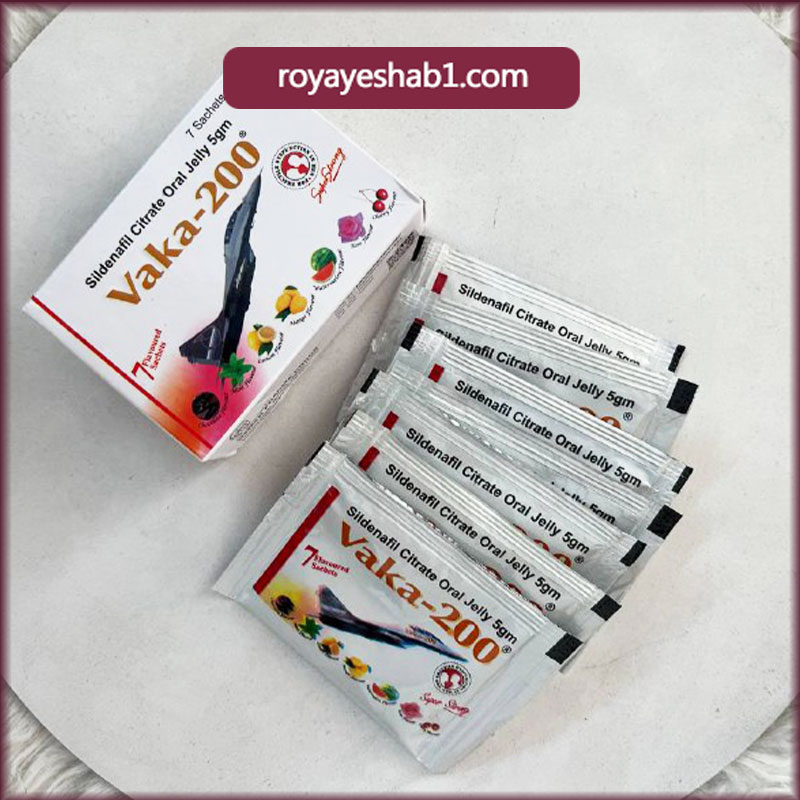 ژل خوراکی تقویت نعوظ واکا 200 (VAKA-200) 2 ژل خوراکی تقویت نعوظ واکا 200 (VAKA-200)